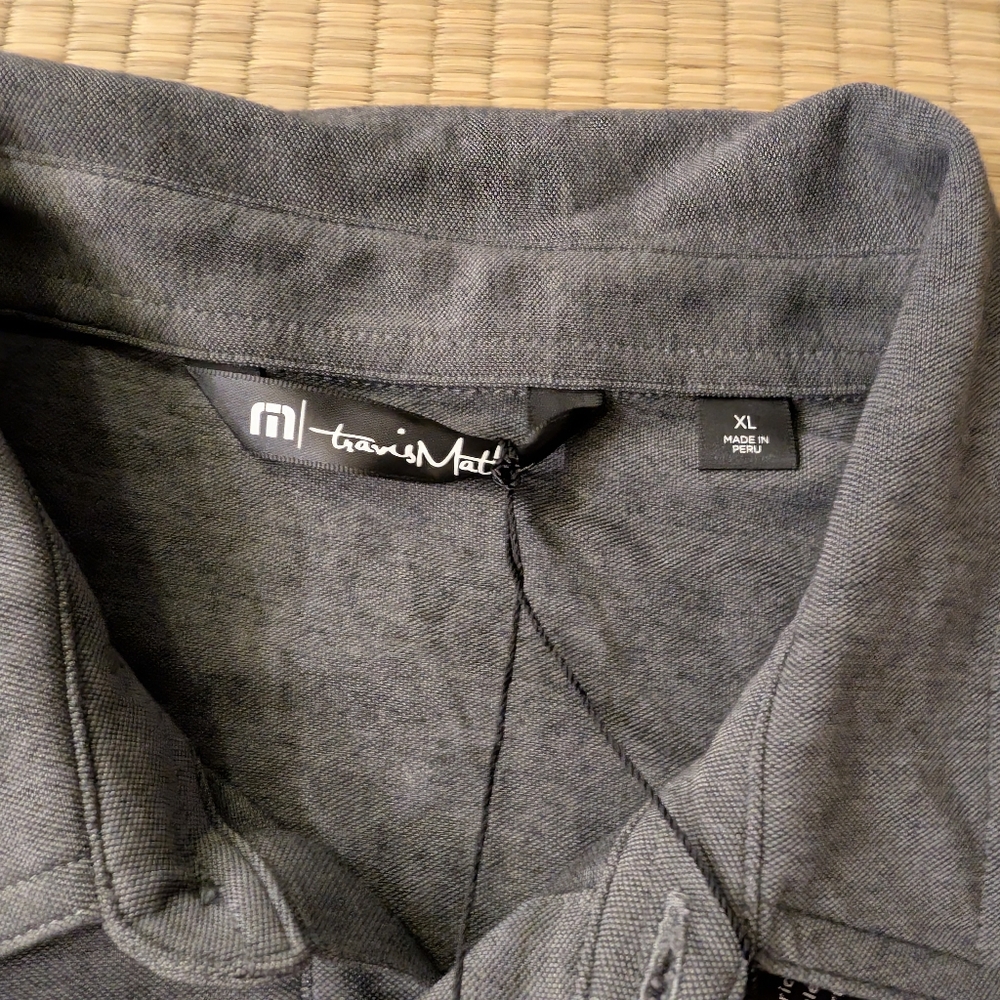NWT Travis Mathew Horchata Polo Men's Size XL Made in Peru *small flaw* - Picture 4 of 7